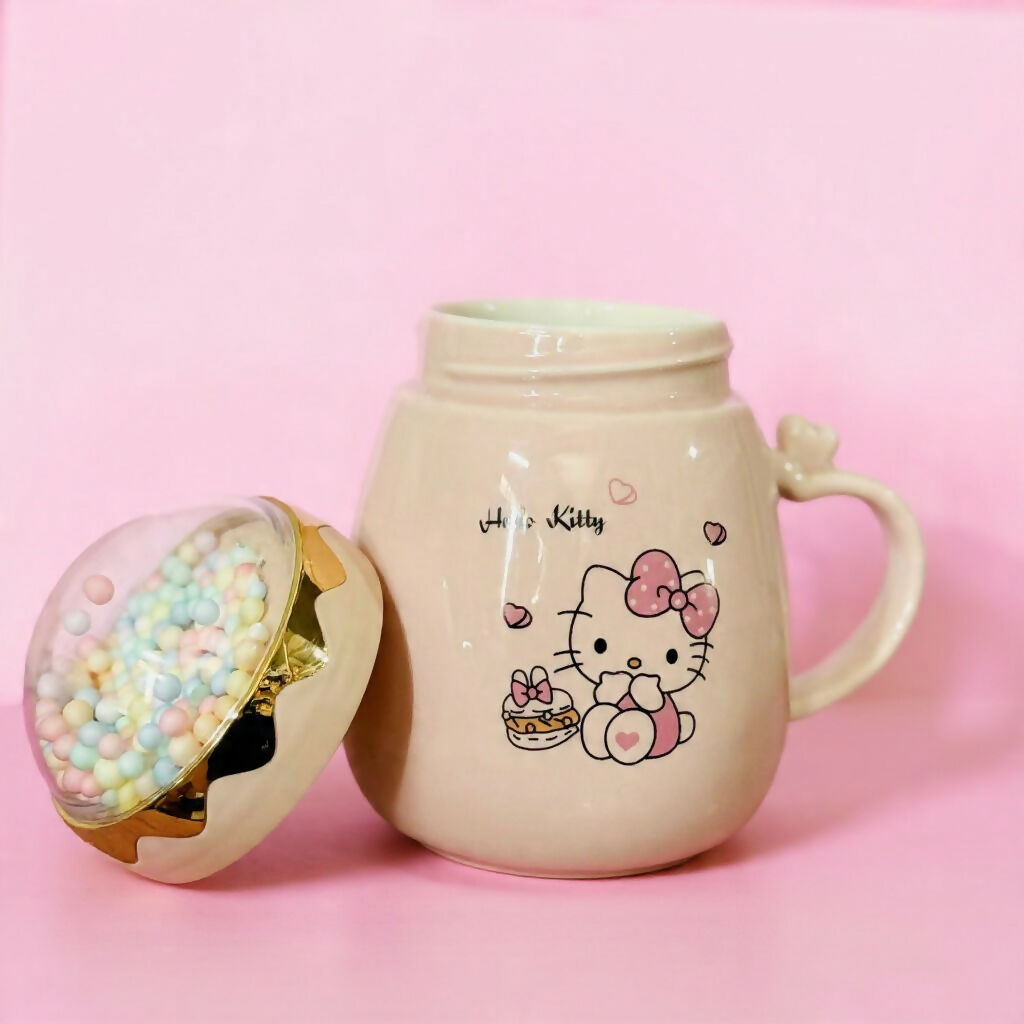 ALVENZA Ceramic Mug with Dome Lid – Stylish & Keeps Drinks Warm