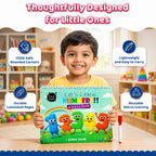 ALVENZA Learning Numbers Activity Book – Engaging Velcro Hands-On Kids Tool