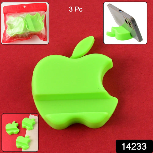 ALVENZA Apple-Shaped Mobile Phone Stand – Compact 3-Piece Set