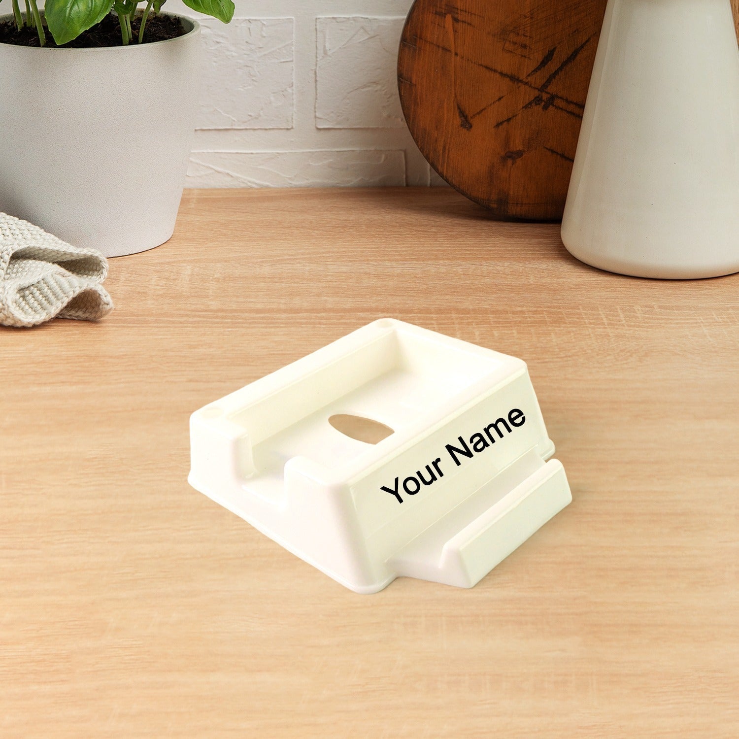 ALVENZA Plastic Mobile Holder Stand – Compact Wall Mounted Organizer