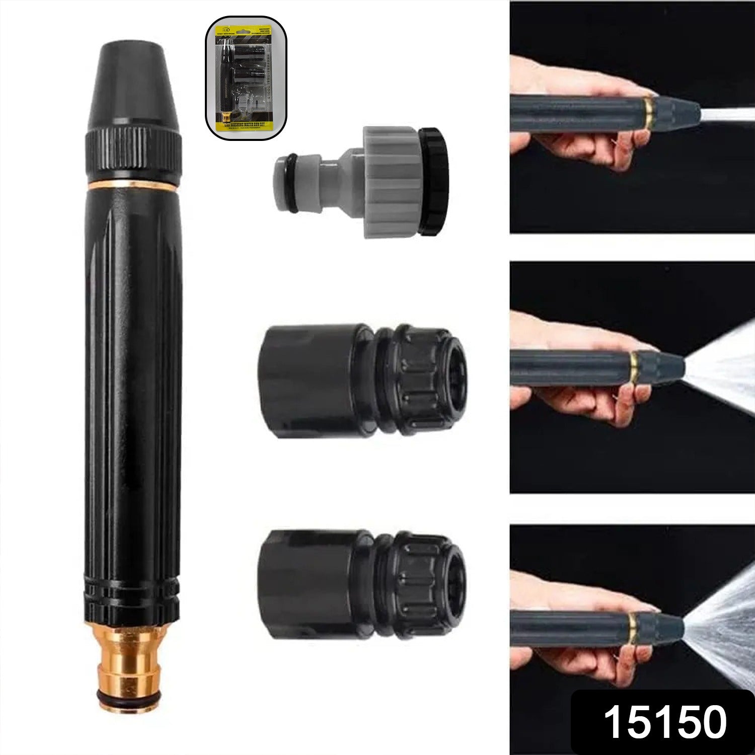 ALVENZA Car Washer Spray Gun – High-Pressure Adjustable Nozzle | Velvet Wheels