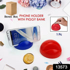 ALVENZA Phone Holder with Coin Bank – ABS Plastic Owl Design | Gambit