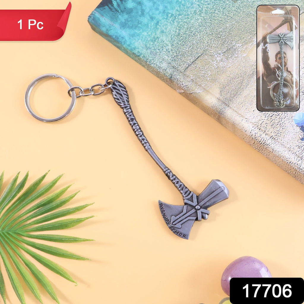 ALVENZA Axe Keychain – Durable Premium Metal 3D Design Accessory
