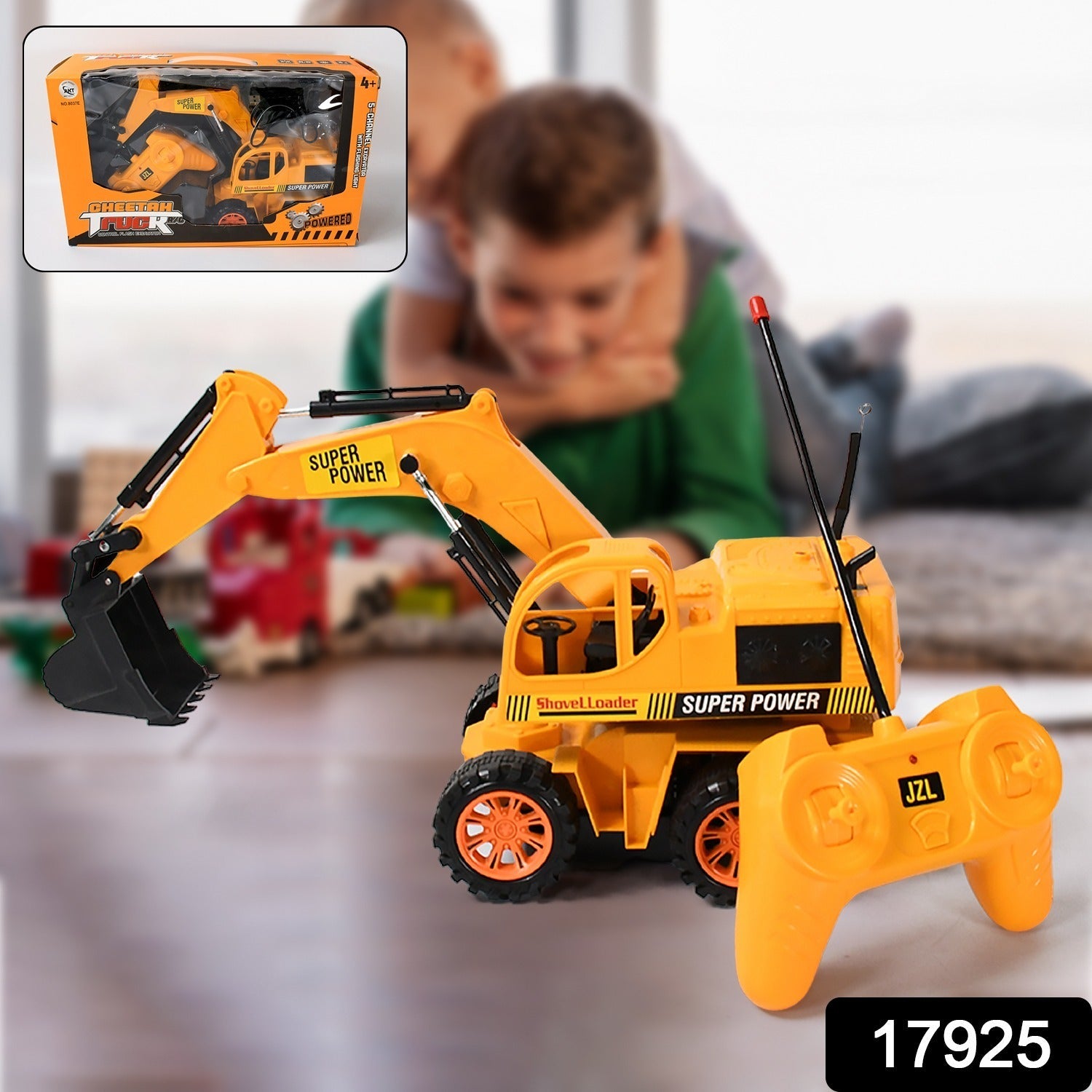 ALVENZA Remote Control JCB Toy – Construction Truck for Kids | Little Blocks