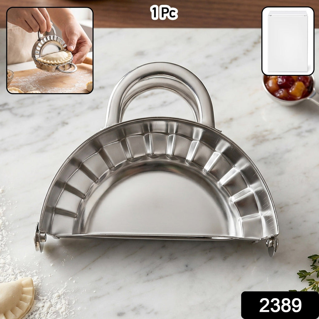 Stainless Steel Dumpling & Gujiya Maker Durable & Easy to Use - Side View