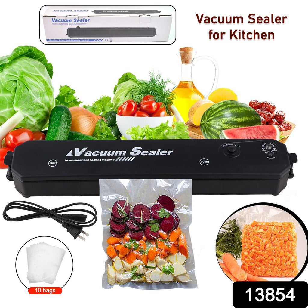 Vacuum Sealer Machine Automatic Food Preservation System | Tidy Table - Side View