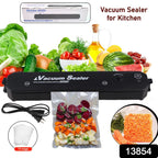 Vacuum Sealer Machine Automatic Food Preservation System | Tidy Table - Side View