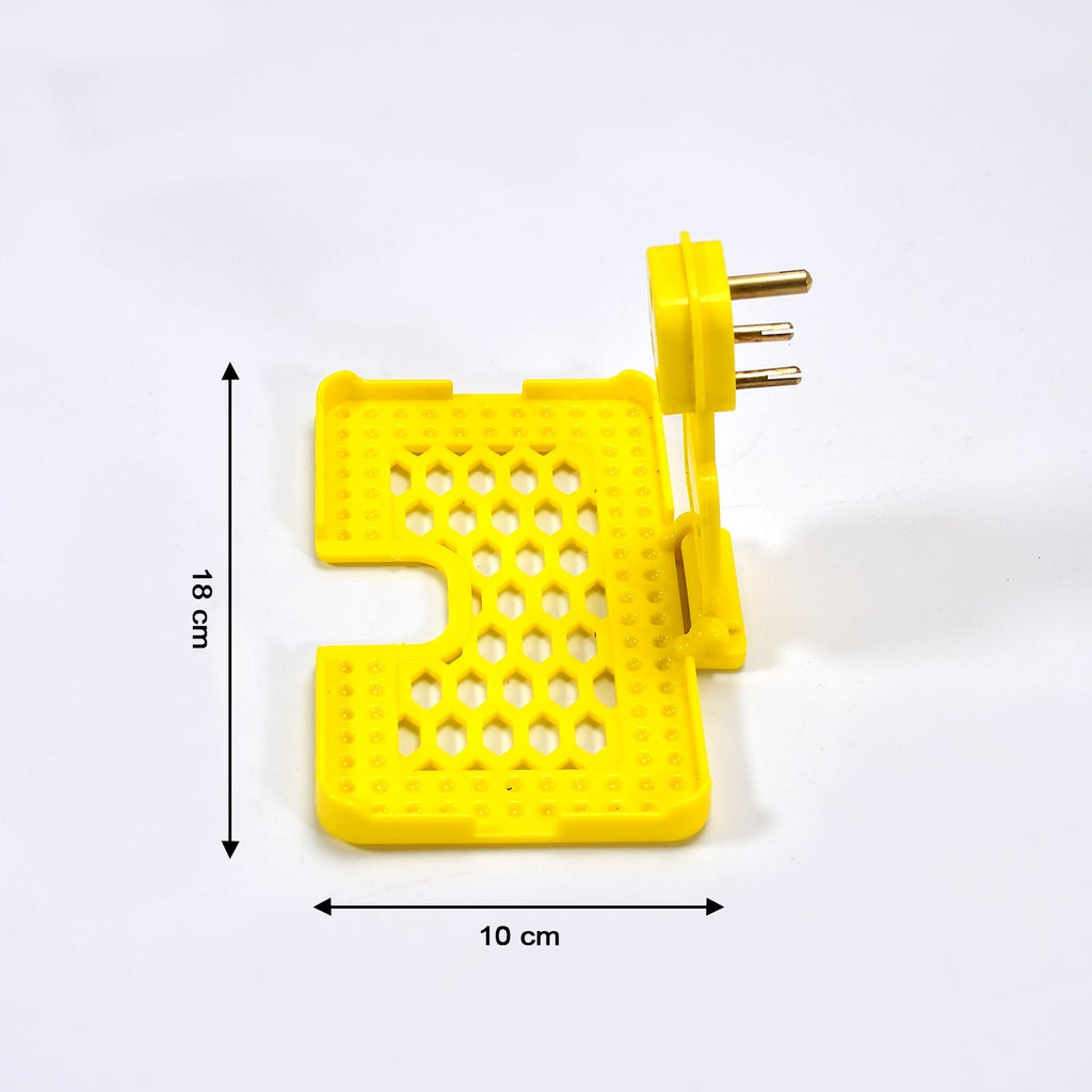 ALVENZA Mobile Charging Wall Holder – Secure Socket Fit, Yellow | PHOBIA