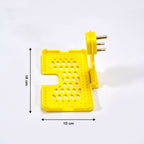 ALVENZA Mobile Charging Wall Holder – Secure Socket Fit, Yellow | PHOBIA