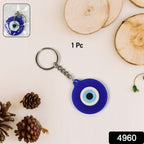 ALVENZA Evil Eye Silicone Keychain – Good Luck Charm | RaceVault