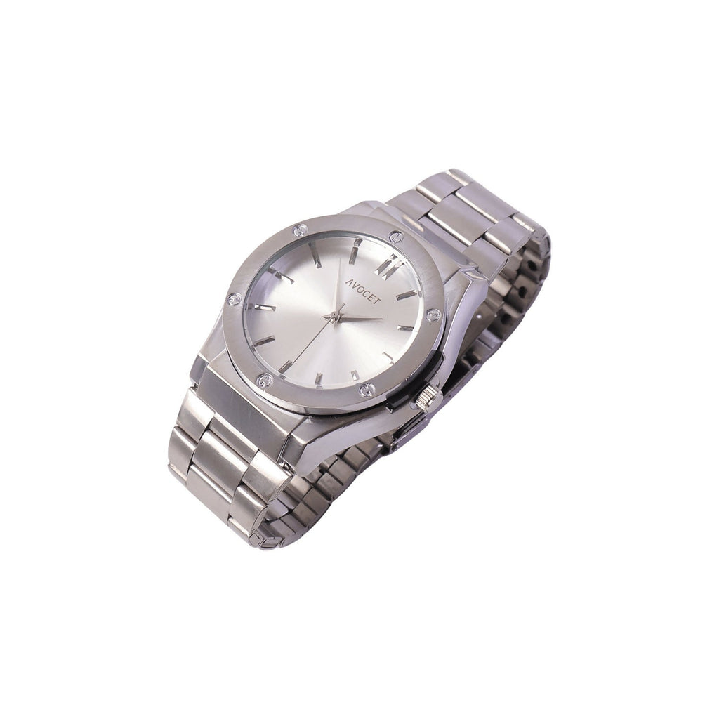 Silver Analog Wrist Watch – Elegant & Timeless Design for Men & Women