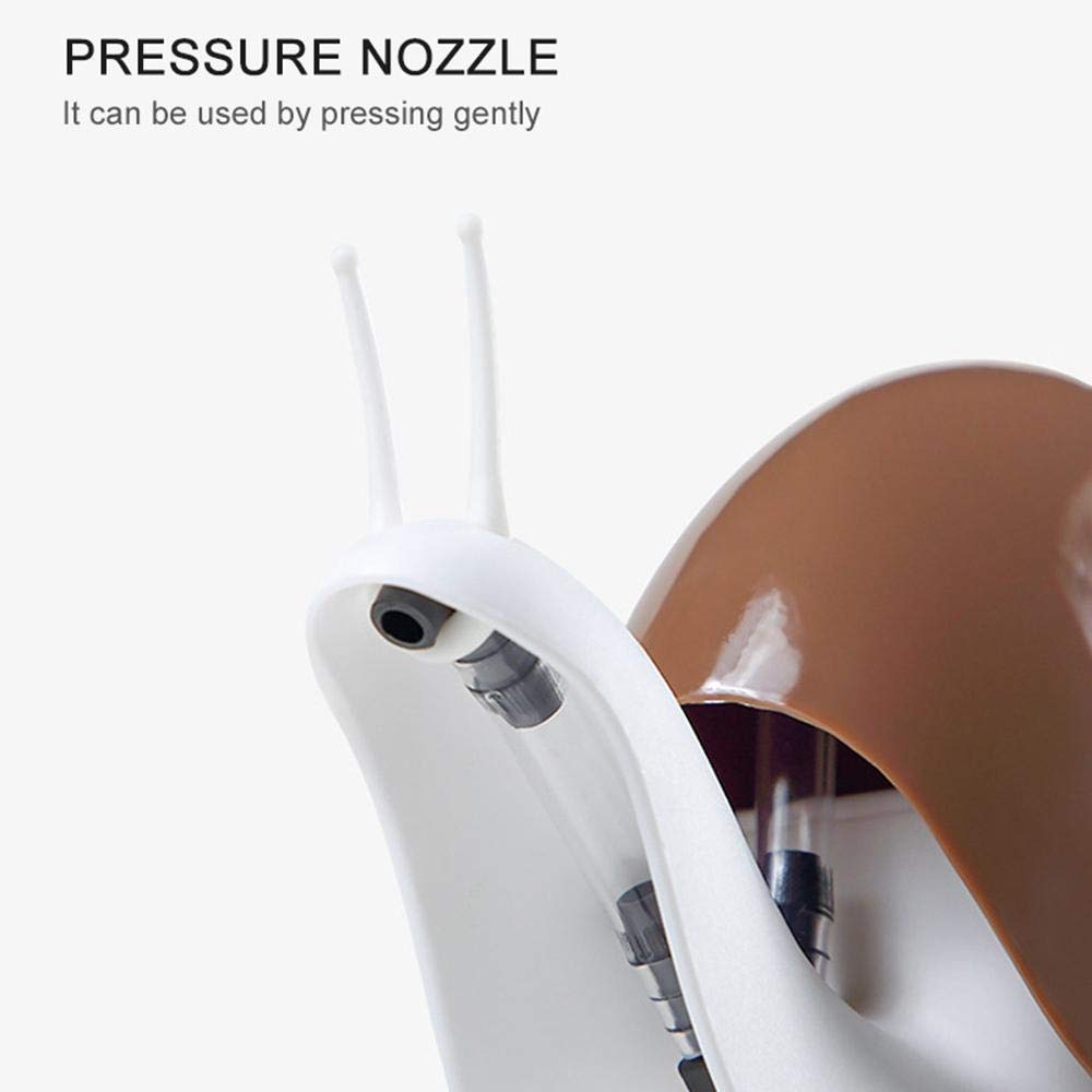ALVENZA Snail Shape Soap Dispenser – Portable & Refillable | VelvetBubbles