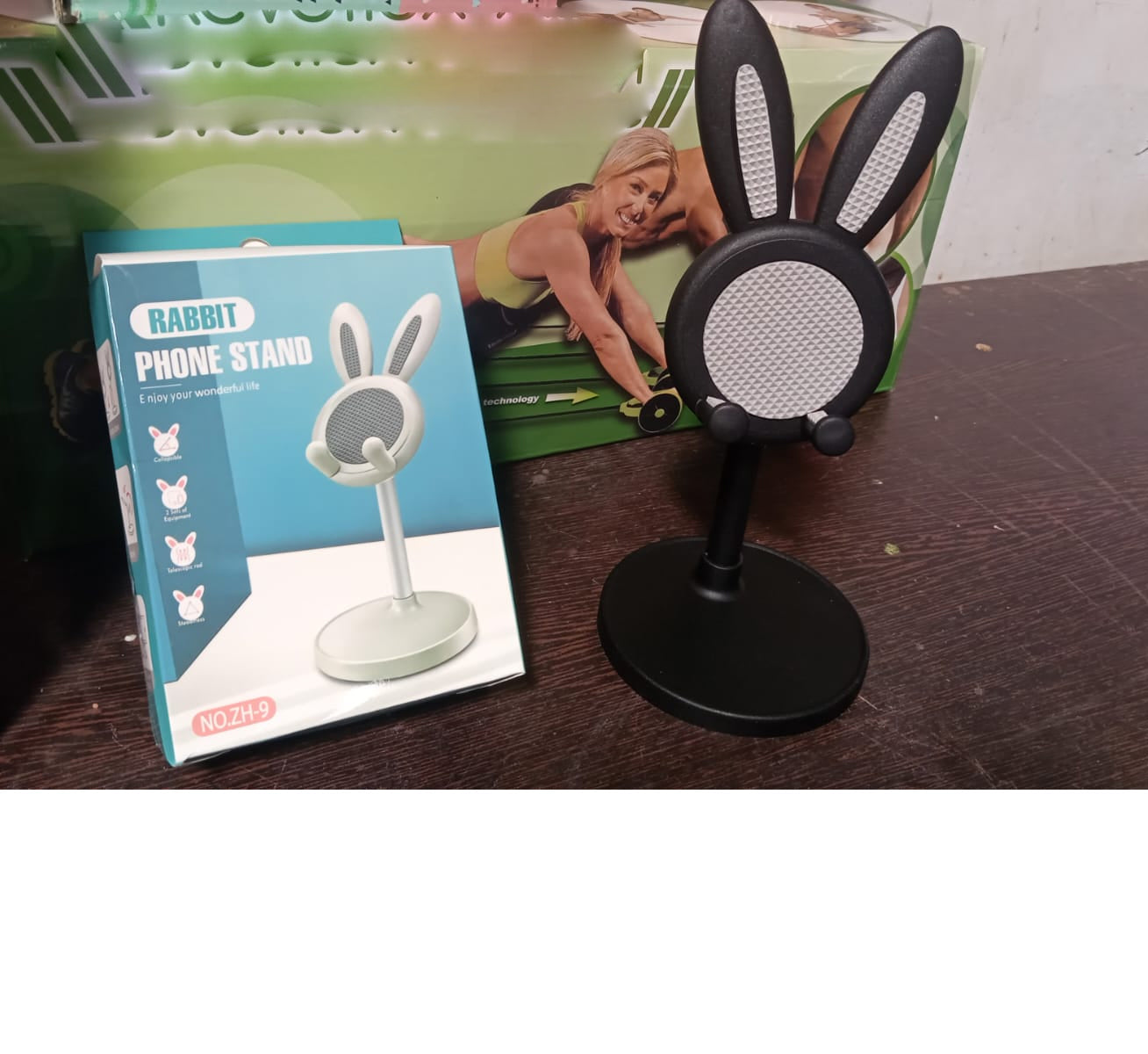 ALVENZA Bunny Phone Stand – Adjustable Desk Holder for Phones & Tablets | CookAura