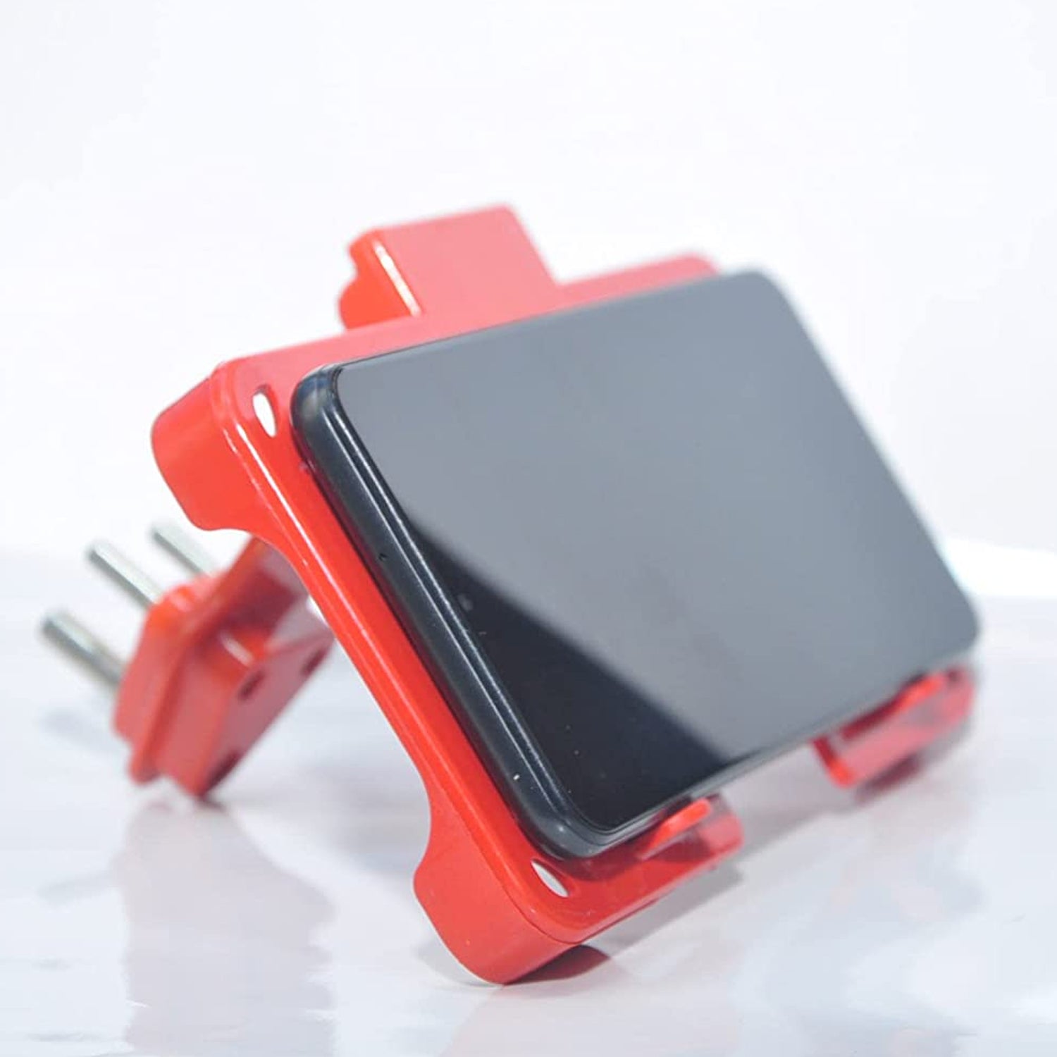 ALVENZA Mobile Charging Wall Holder – Multi-Purpose Red Stand | PHOBIA
