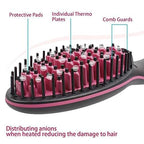 Ceramic Hair Straightener – Anti-Static & Fast Heating | Calm & Curl
