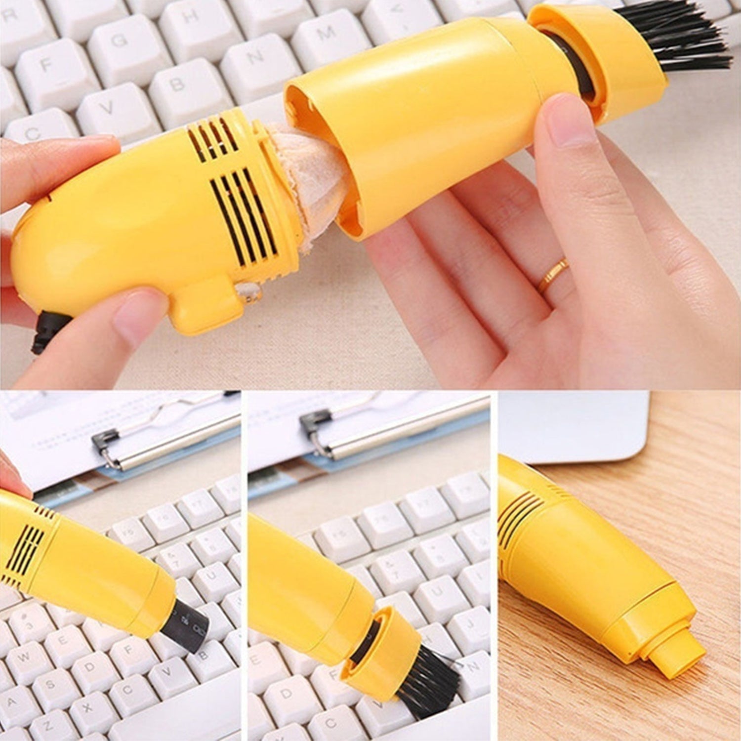 ALVENZA USB Mini Vacuum Cleaner – Portable for Car & Computer | Compshop