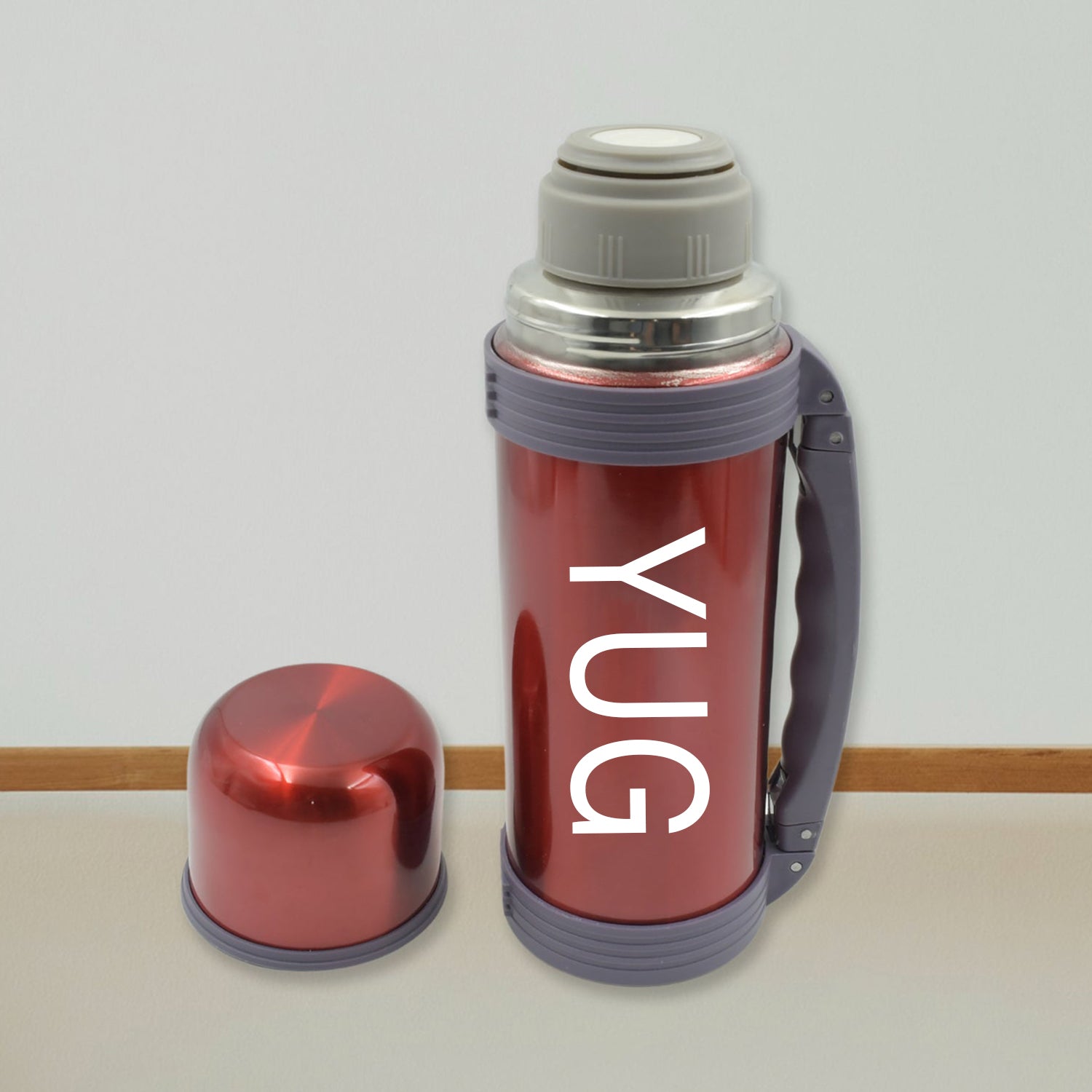 ALVENZA 1200ml Stainless Steel Thermos – Double Wall Insulated Bottle | CustomSpot