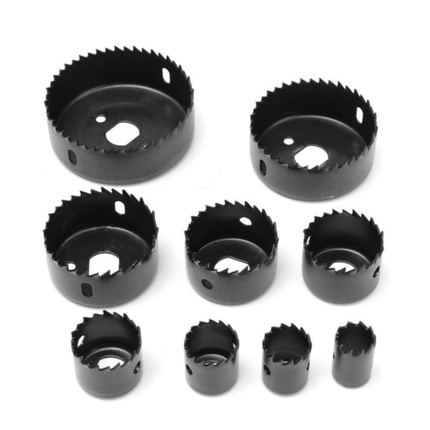 ALVENZA Wood Hole Saw Set – 11-Pc 19-64mm for Woodworking | BoltForce