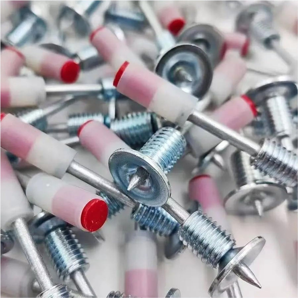 Steel Nail Gun Nails – 100 Pcs for Concrete & Wall | BoltForce