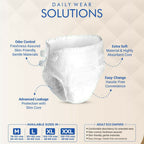 Adult Pull-Up Diaper Pants – 10-Hour Leak & Antibacterial Protection