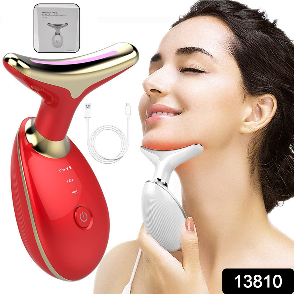 Electric Face Massager LED Photon Wrinkle Remover - Side View