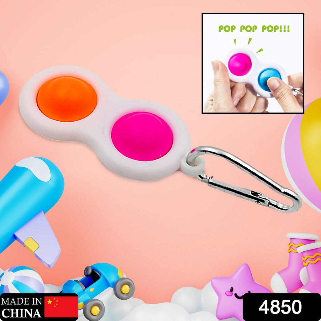 ALVENZA Simple Dimple Fidget Toy Keychain – Mini Stress Relief | Styleva