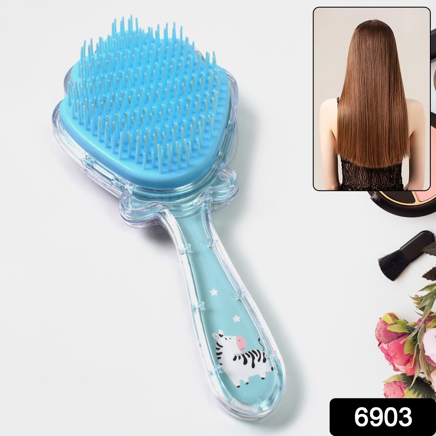 Kids' Detangling Hair Brush Gentle & Massage | Mist & Relax - Side View