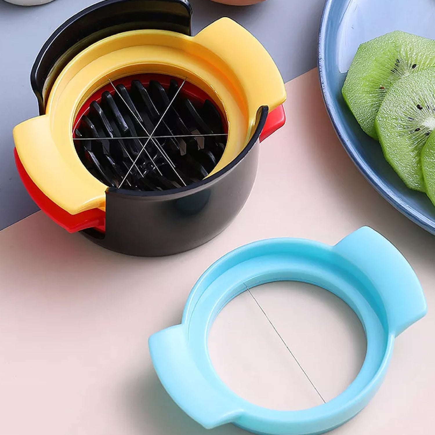 Egg Slicer 3-in-1 Stainless Steel Food Cutter | ToolMate Pro - Back View