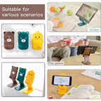 ALVENZA Mobile Stand – Cute Cartoon Adjustable Foldable for Phones & Tablets | PHOBIA