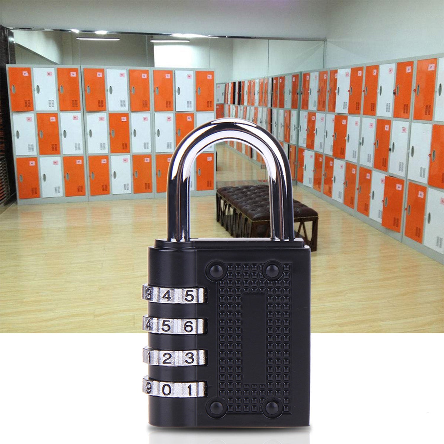 ALVENZA 4-Digit Combination Lock – Resettable Security | AutoSafeo