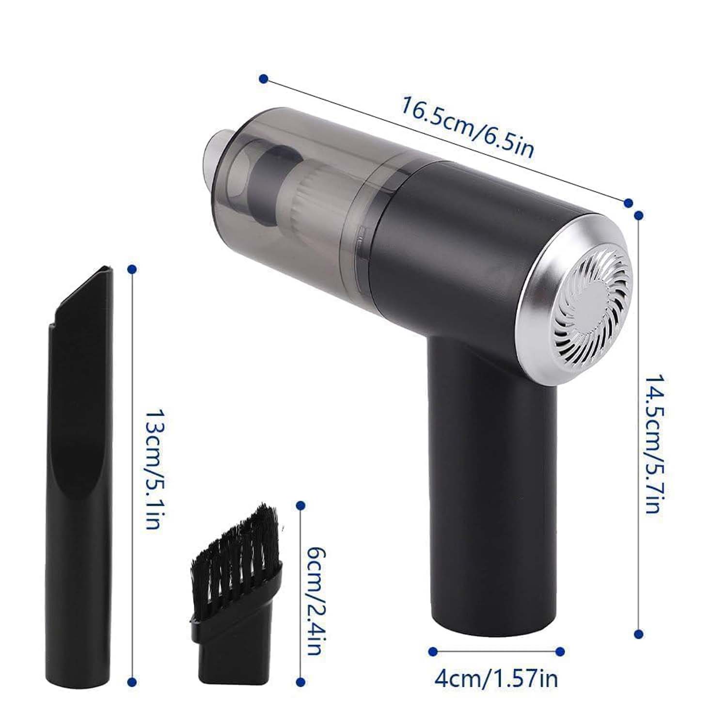 ALVENZA Mini Car Vacuum – Wireless, Portable & 3-in-1 Cleaner | Storenzo