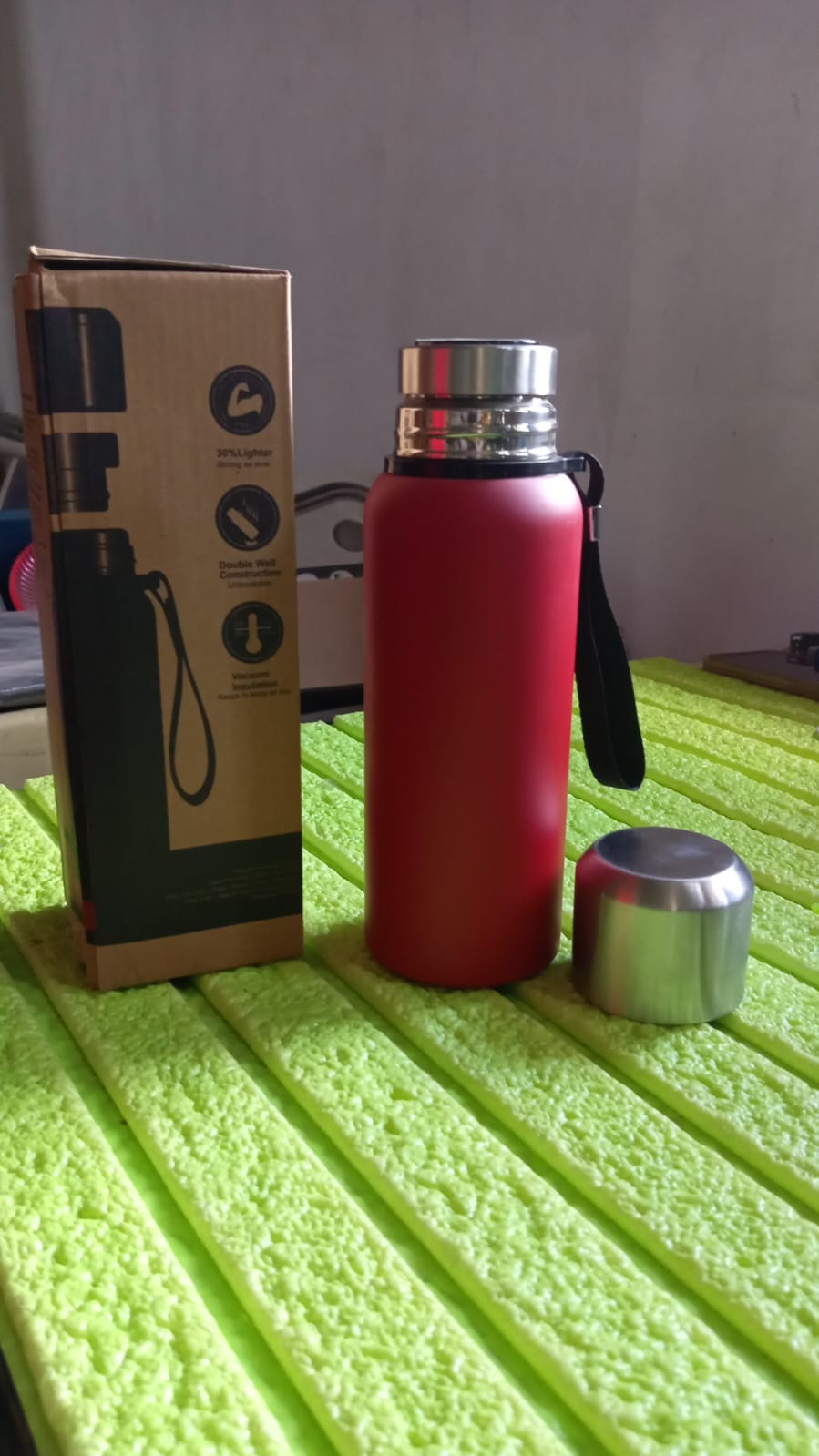 ALVENZA Personalized Stainless Steel Water Bottle – 600ml Leak-Proof Thermos | CustomSpot