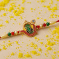ALVENZA Ganpati Rakhi – Elegant Traditional Thread for Brother