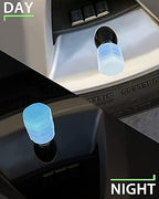 ALVENZA Luminous Tyre Valve Caps – Glow-in-Dark, Universal Fit | RaceVault