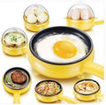 ALVENZA Electric Egg Boiler Frying Pan – 2-in-1 Non-Stick Cooker | Siplix