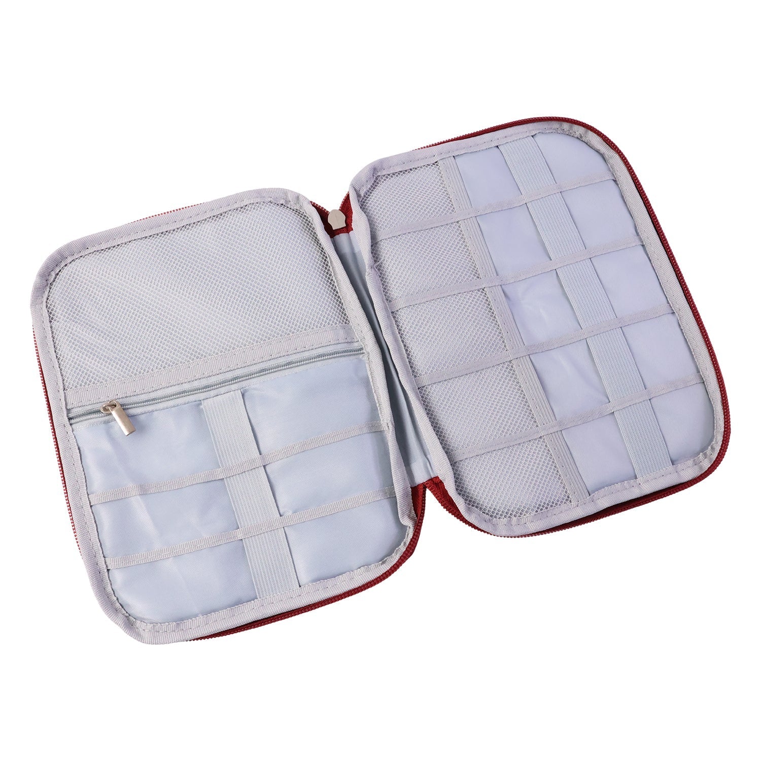 Multi-zip Pouch Organizer Compact Storage for Travel & Home - Detail View 5