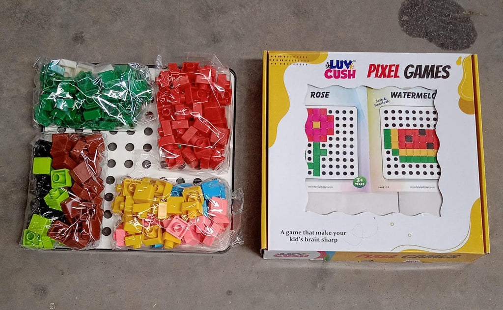 ALVENZA Pixel Cubes Toy – Educational Math & Brain Game for Kids | Dollura