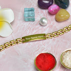 ALVENZA Customized Engraved Bracelet - Personalized Plate | CustomSpot