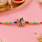 ALVENZA Lord Krishna Rakhi – Divine Blessings & Spiritual Design