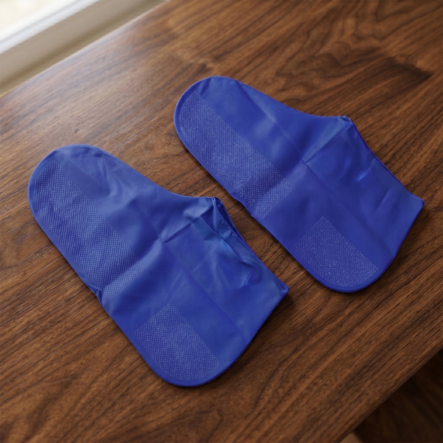 Silicone Waterproof Shoe Cover Reusable, Non-Slip Rain Protector - Back View