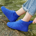 Silicone Waterproof Shoe Cover Reusable, Non-Slip Rain Protector - Detail View 7