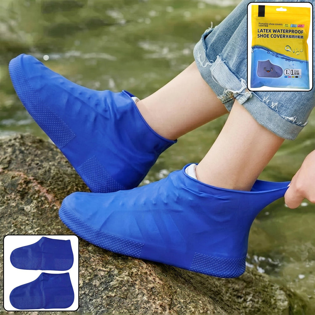 Silicone Waterproof Shoe Cover Reusable, Non-Slip Rain Protector