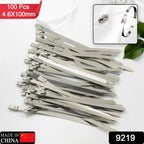 ALVENZA Stainless Steel Cable Ties – Heavy-Duty, 100 Pc | DeoDap