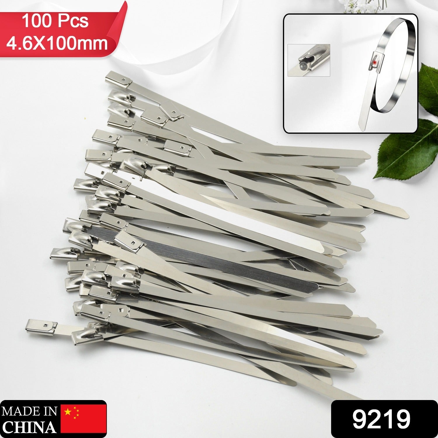 ALVENZA Stainless Steel Cable Ties – Heavy-Duty, 100 Pc | DeoDap