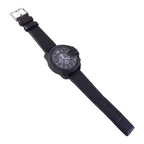 Black Multi-Dial Chronograph Watch – Rugged & Sporty Style