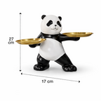 ALVENZA Panda Tray Holder – Charming Dual Plates for Home & Office