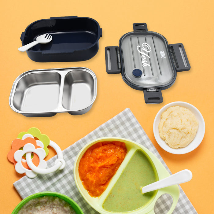 ALVENZA Customized Thermal Tiffin Box – 500ML Stainless Steel | CustomSpot