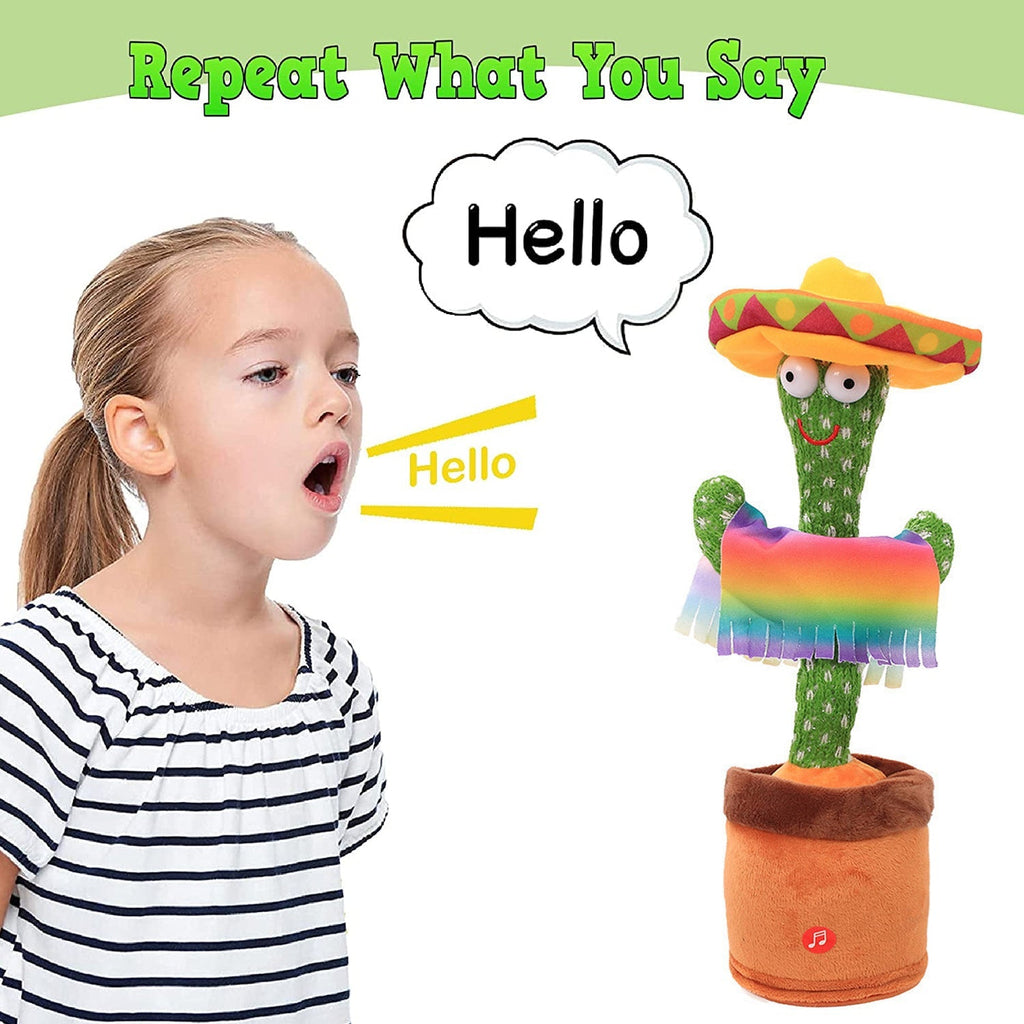 ALVENZA Dancing Cactus Toy – Talking & Singing Plush | Little Learners