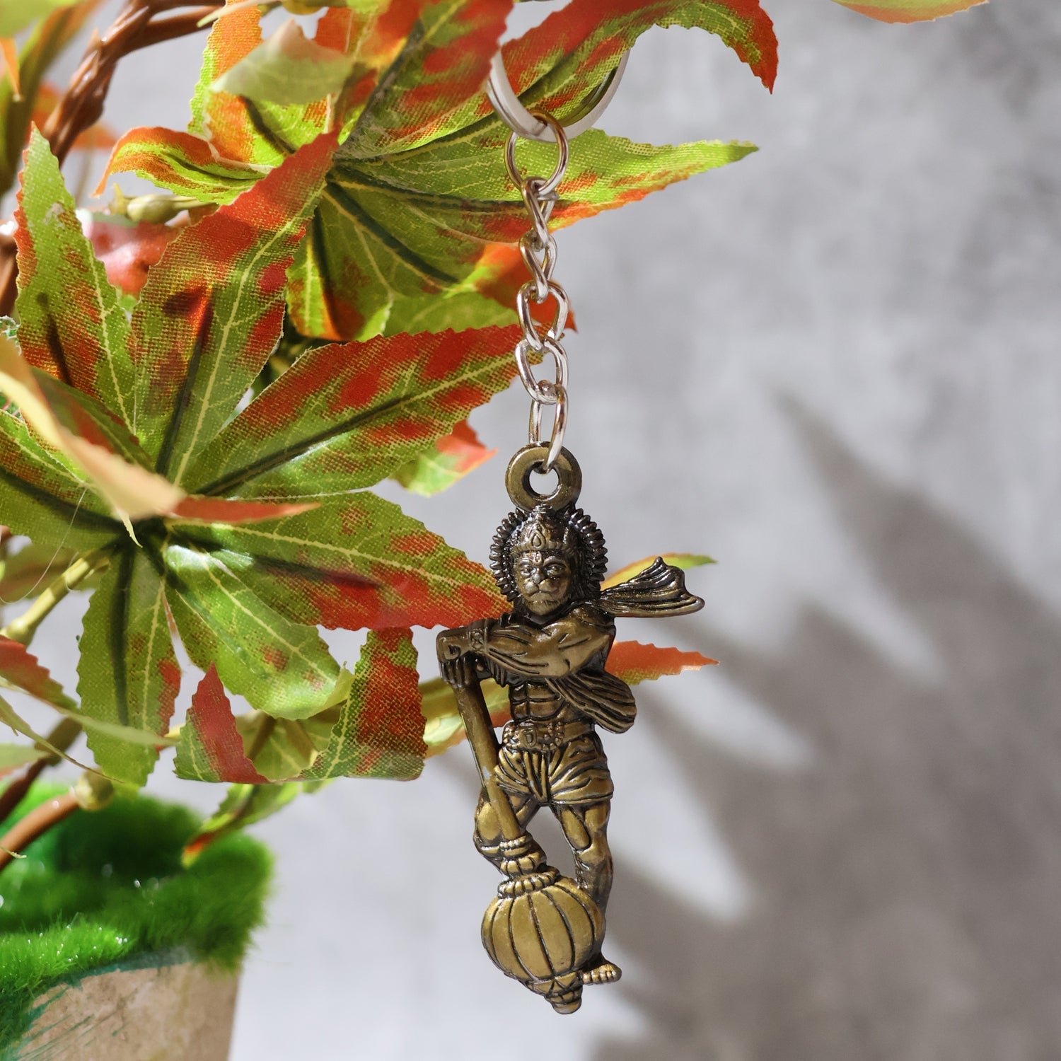 ALVENZA Hanuman Keychain Set – Durable Metal 2-Piece Mix Design