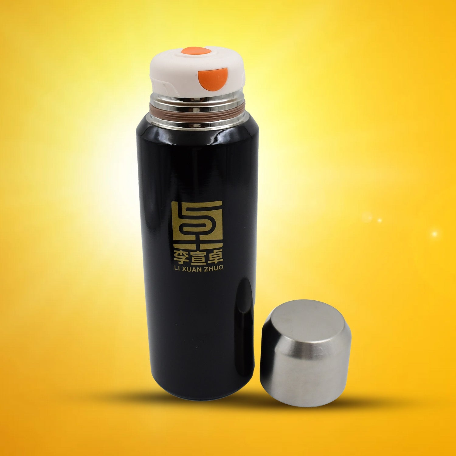 ALVENZA 600ml Insulated Thermal Bottle – Hot & Cold Steel Flask | Indo Glow